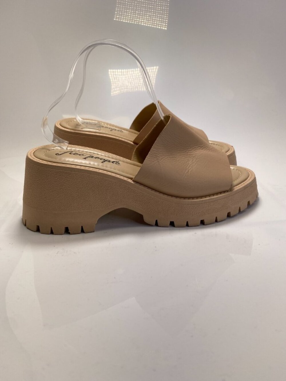 Free People Women's Winona Nude Wedge Sz 40/ 11